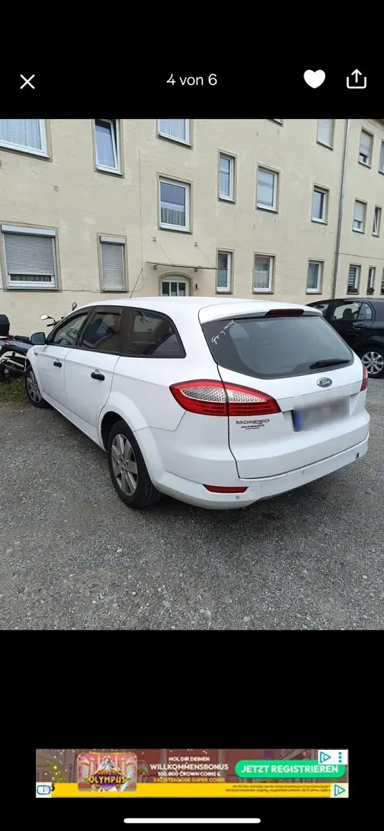 Gebraucht Ford Mondeo 150 PS (110 kW) 2009 Weiß Kombi
