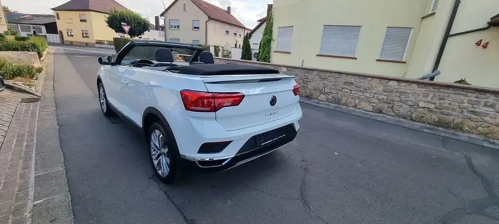Gebraucht VW T-Roc Cabriolet Style 110 PS (80 kW) 2022 Weiß Cabrio