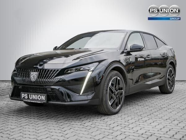 Schwarz (met. perla nera schwarz) Gebraucht 2024 Peugeot 408 GT GT Limousine | 43.990 € - Bild 1/4