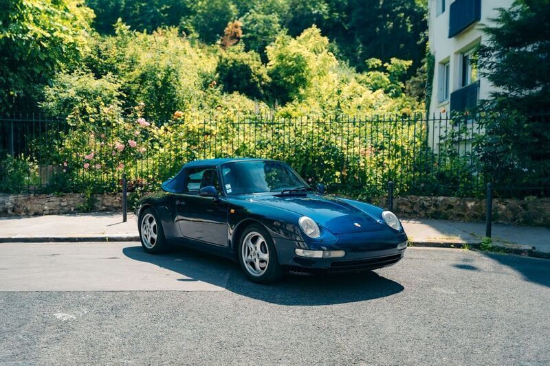 Blau Gebraucht 1996 Porsche 911 Carrera Cabriolet Cabrio | 64.000 € (Superpreis) - Bild 1/4