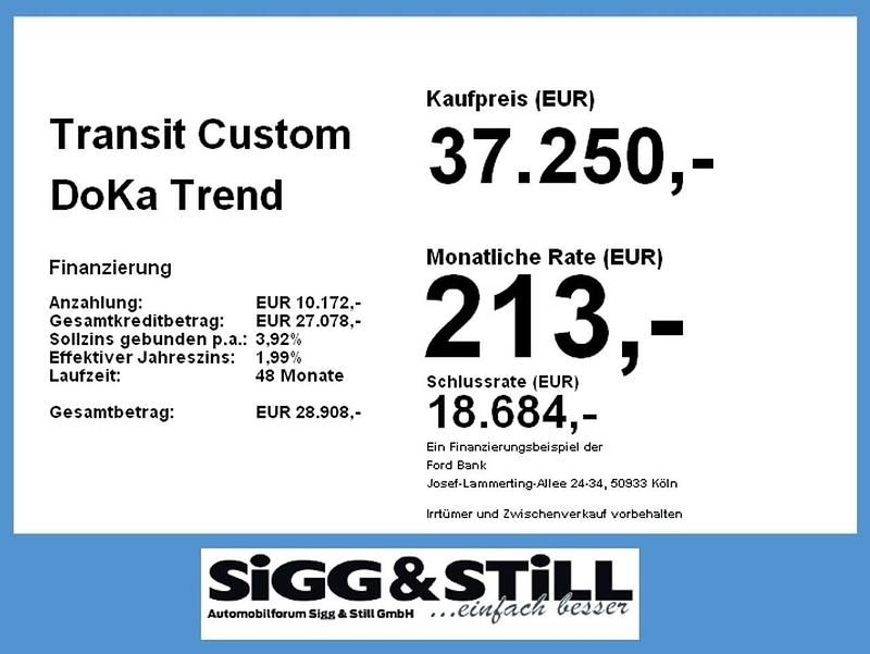 Neu Ford Transit Custom Trend 150 PS (110 kW) 2025 Frost weiß Van / Kleinbus