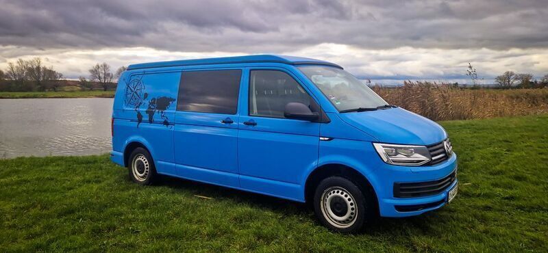 Gebraucht VW T6 California 102 PS (75 kW) 2018 Blau Van