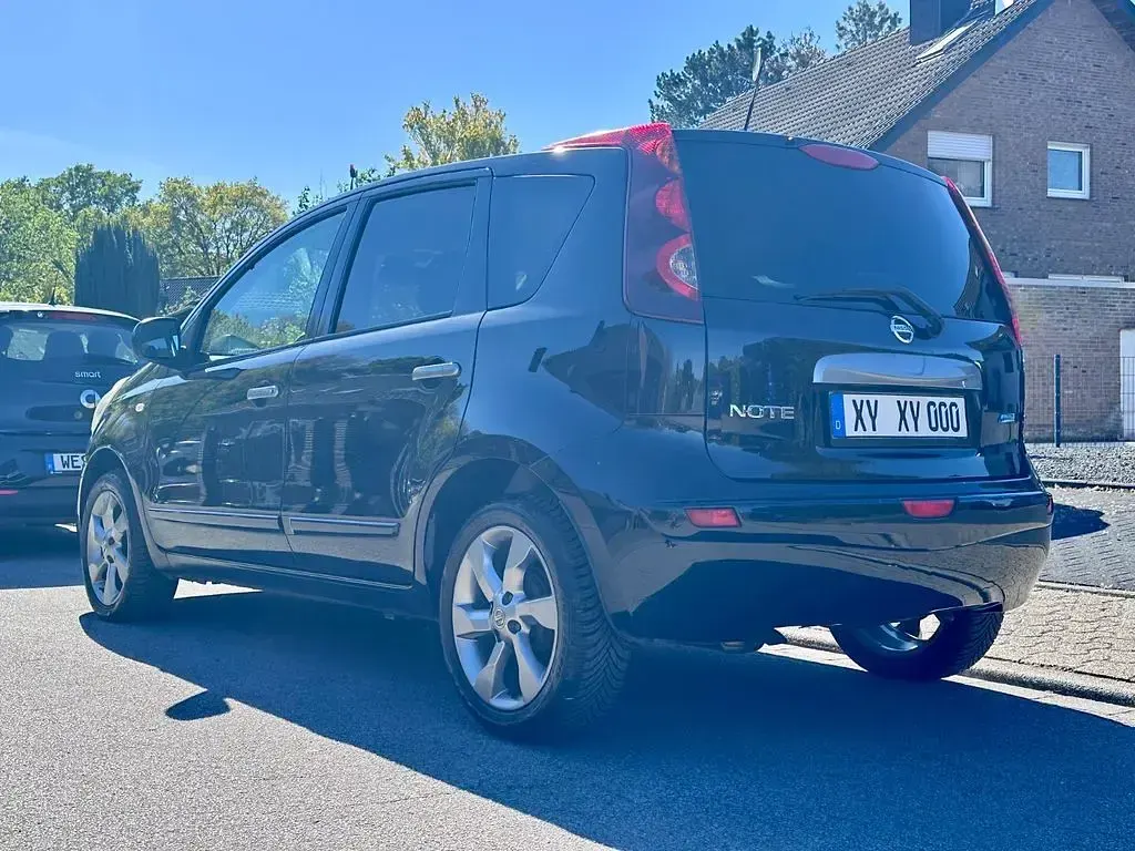 Gebraucht Nissan Note I-Way 88 PS (64 kW) 2011 Schwarz Kleinwagen