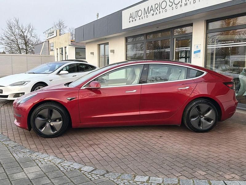 Gebraucht Tesla Model 3 Long Range AWD 350 kW (476 PS) 2020 Rot___________________________________________________ Limousine