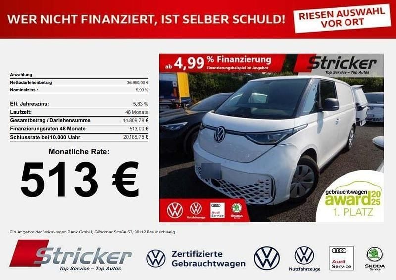 Candyweiß Gebraucht 2023 VW ID. Buzz Van / Kleinbus | 36.949 € - Bild 1/3