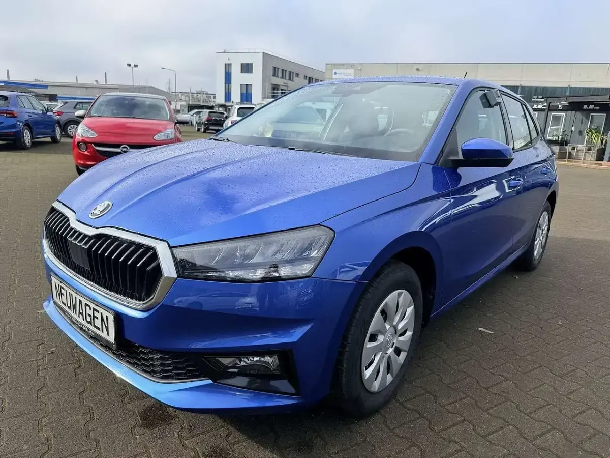 Neu Skoda Fabia Selection 95 PS (69 kW) 2025 Blau Kleinwagen