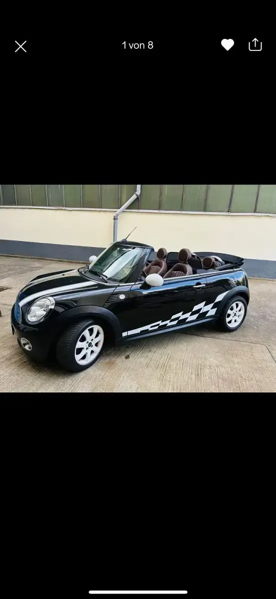 Gebraucht Mini Cooper Cabriolet 120 PS (88 kW) 2009 Schwarz Cabrio