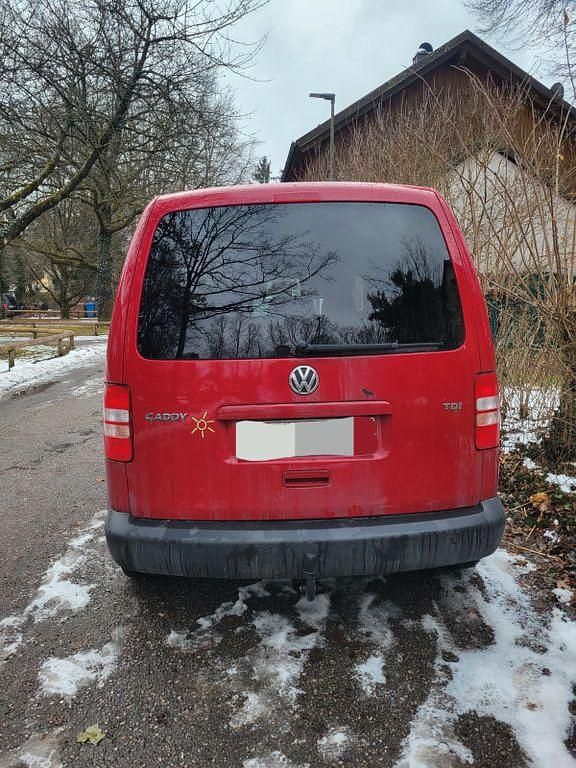 Gebraucht VW Caddy Edition 75 PS (55 kW) 2011 Rot Van / Kleinbus