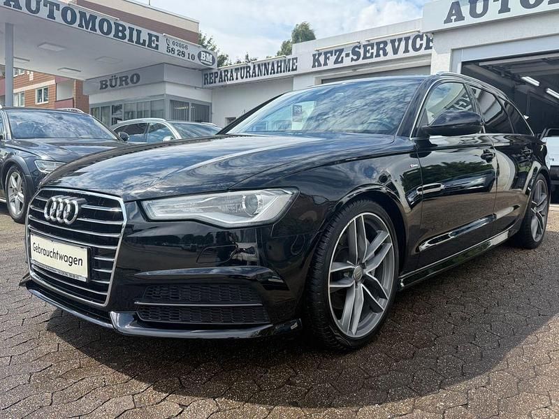 Brillantschwarz Gebraucht 2016 Audi A6 S-Line Kombi | 21.698 € (Guter Preis) - Bild 1/4