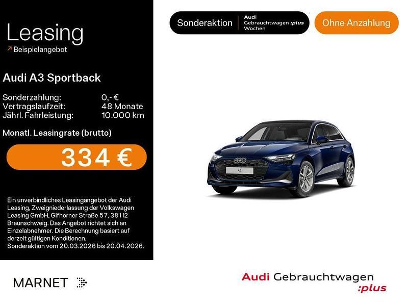 Gebraucht Audi A3 Advanced 204 PS (150 kW) 2025 Navarrablau metallic Limousine