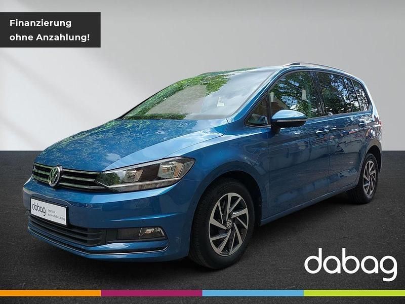 Blau Gebraucht 2018 VW Touran Comfortline Van / Kleinbus | 20.950 € (Fairer Preis) - Bild 1/4