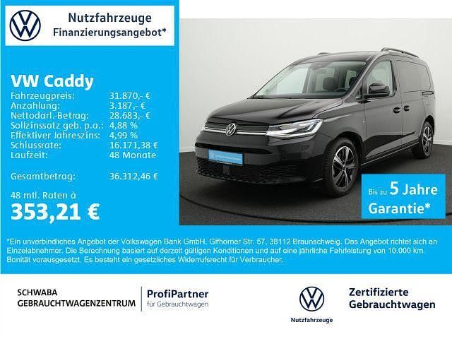 Deep black perleffekt Gebraucht 2024 VW Caddy Dark Label Van / Kleinbus | 31.870 € - Bild 1/4