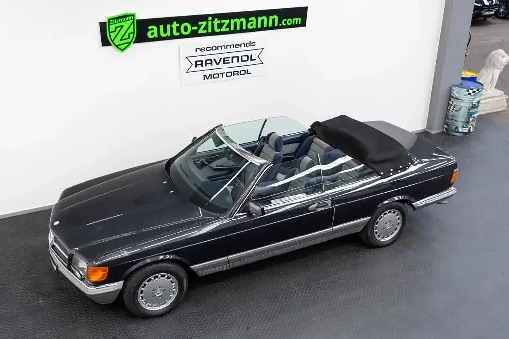 Gebraucht Mercedes 500 231 PS (169 kW) 1985 Schwarz Cabrio
