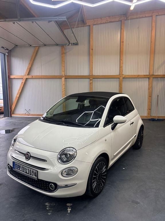 Weiß Gebraucht 2019 Fiat 500C Lounge Cabrio | 7.400 € (Guter Preis) - Bild 1/4