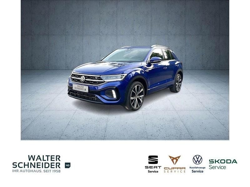 Lapiz blue metallic Gebraucht 2022 VW T-Roc R-line SUV | 29.950 € (Fairer Preis) - Bild 1/4