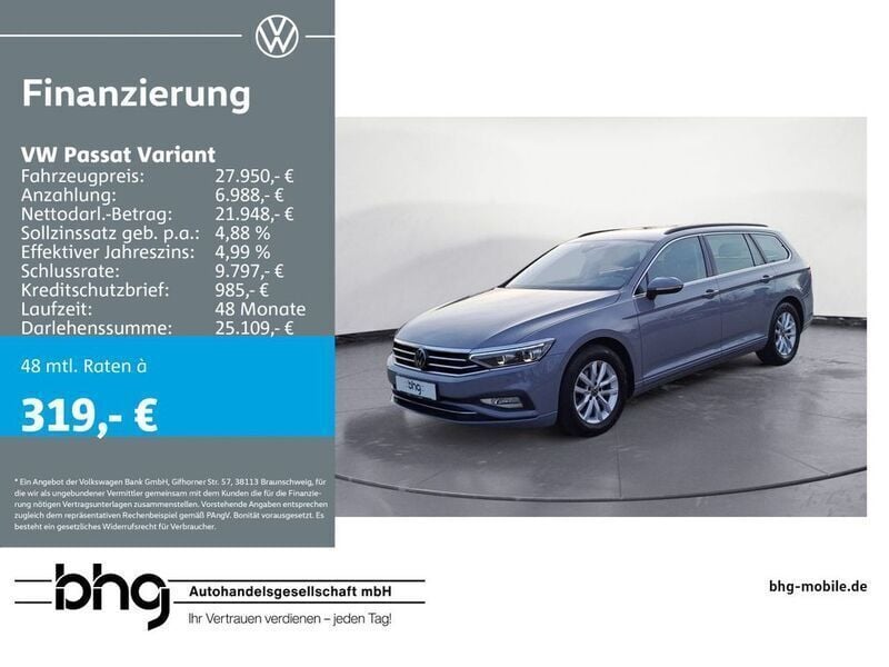 Grau Gebraucht 2023 VW Passat Business Kombi | 27.950 € (Fairer Preis) - Bild 1/4