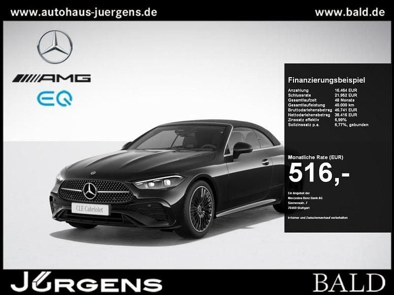 Gebraucht Mercedes CLE200 AMG 204 PS (150 kW) 2025 Metalliclack obsidianschwarz Cabrio