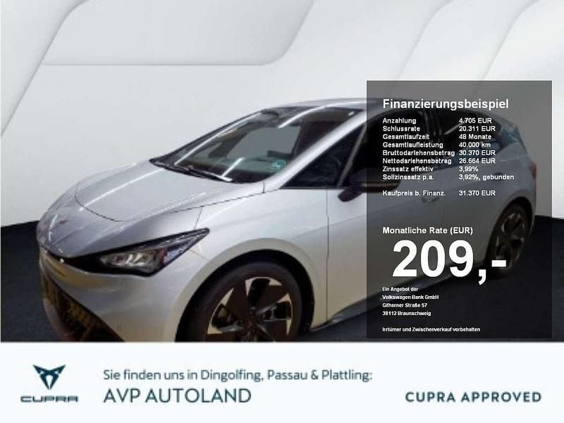 Geyser silver Gebraucht 2024 Cupra Born Kleinwagen | 31.370 € (Superpreis) - Bild 1/4