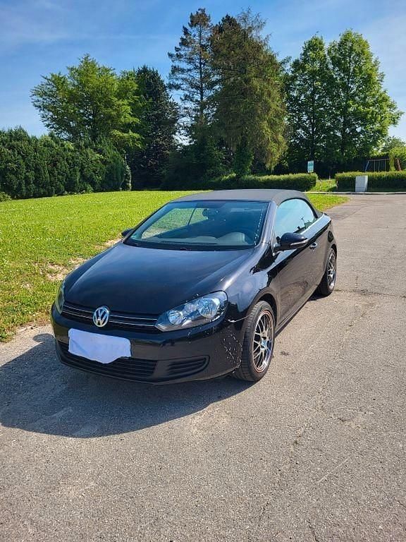 Schwarz Gebraucht 2013 VW Golf Cabriolet Cabrio | 9.499 € (Fairer Preis) - Bild 1/4