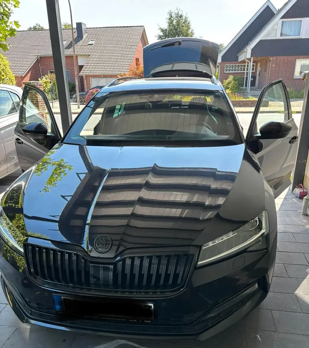 Gebraucht Skoda Superb SportLine 190 PS (139 kW) 2019 Schwarz Kombi