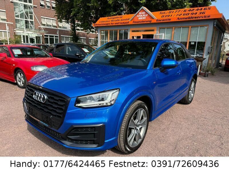 Blau Gebraucht 2018 Audi Q2 S-Line SUV | 19.990 € (Superpreis) - Bild 1/4