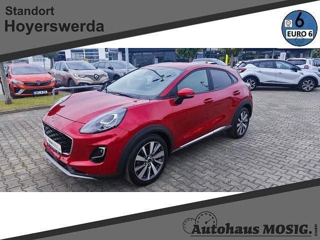 Rot schwarz Gebraucht 2020 Ford Puma Gen-E Titanium X SUV | 14.999 € (Guter Preis) - Bild 1/3