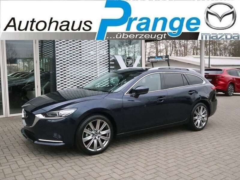 Deep crystal blue Neu 2024 Mazda 6 Exclusive-Line Kombi | 33.985 € (Etwas zu teuer) - Bild 1/4