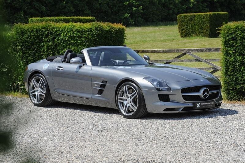 Silber Gebraucht 2012 Mercedes SLS AMG AMG Cabrio | 176.800 € (Teuer) - Bild 1/4