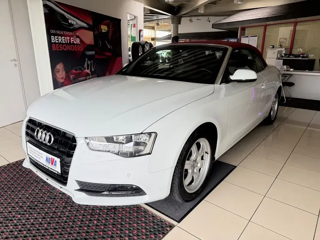 Usata Audi A5 Cabriolet S-Line 170 CV (125 kW) 2014 Bianco Cabrio