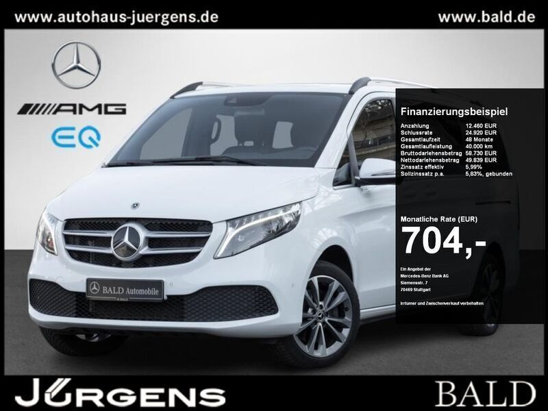 Bergkristallweiss metallic Gebraucht 2023 Mercedes V300 Avantgarde Van / Kleinbus | 62.999 € (Fairer Preis) - Bild 1/4