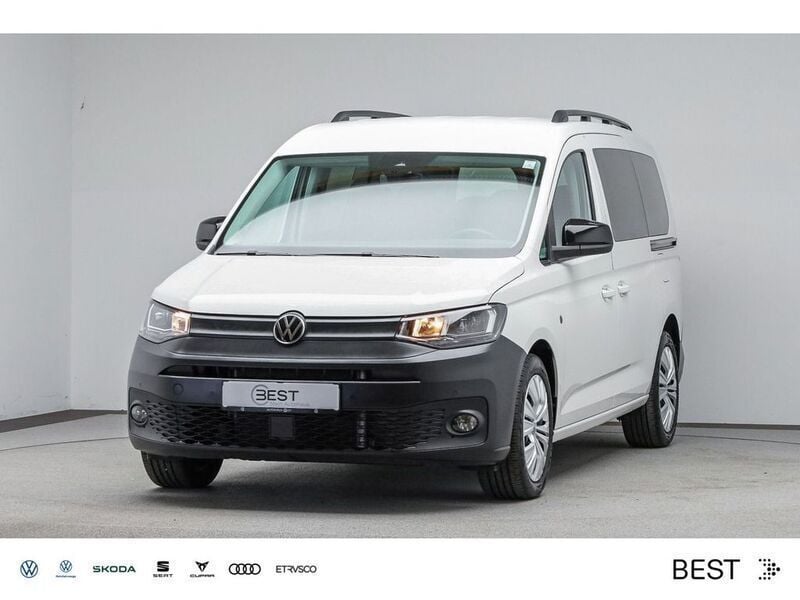 Weiß Gebraucht 2022 VW Caddy Maxi Basis Van / Kleinbus | 28.995 € (Guter Preis) - Bild 1/4