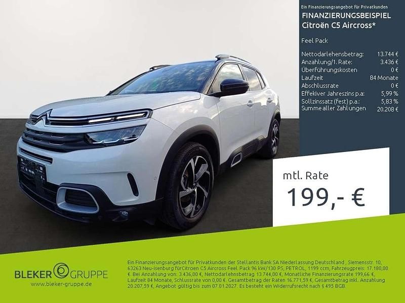 Perlmutt weiß Gebraucht 2022 Citroën C5 Aircross Feel SUV | 17.180 € (Guter Preis) - Bild 1/3