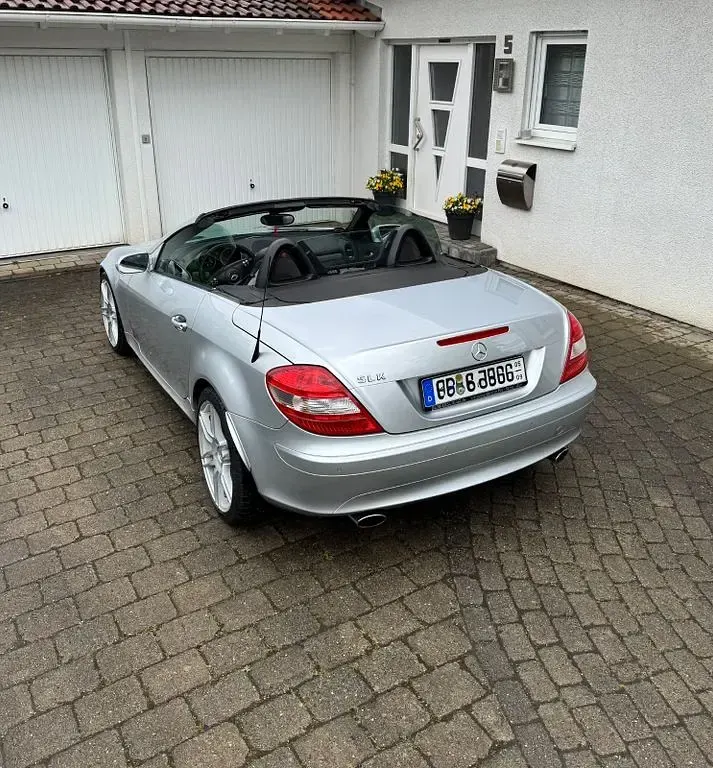 Gebraucht Mercedes SLK350 272 PS (200 kW) 2004 Silber Cabrio