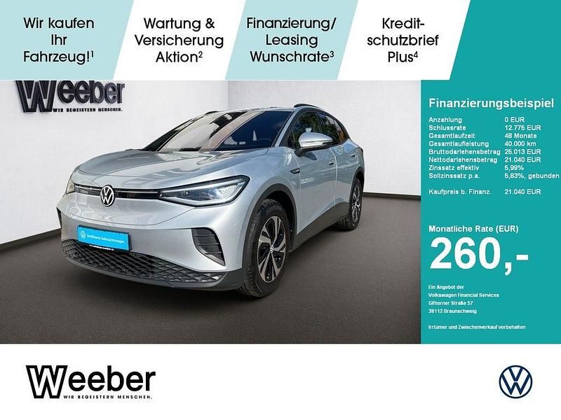 Scale silver (metallic) Gebraucht 2021 VW ID.4 Style SUV | 21.040 € (Guter Preis) - Bild 1/4