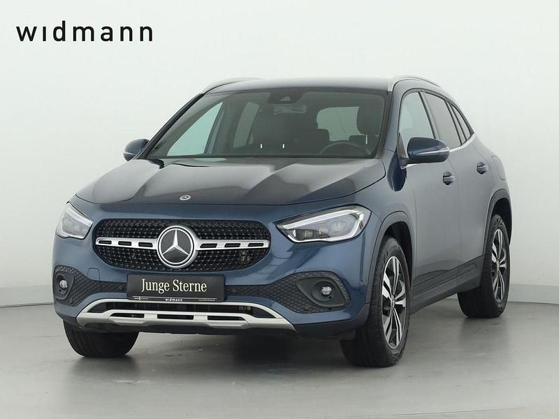 Denimblau metallic Gebraucht 2020 Mercedes GLA220 SUV | 31.850 € (Fairer Preis) - Bild 1/4