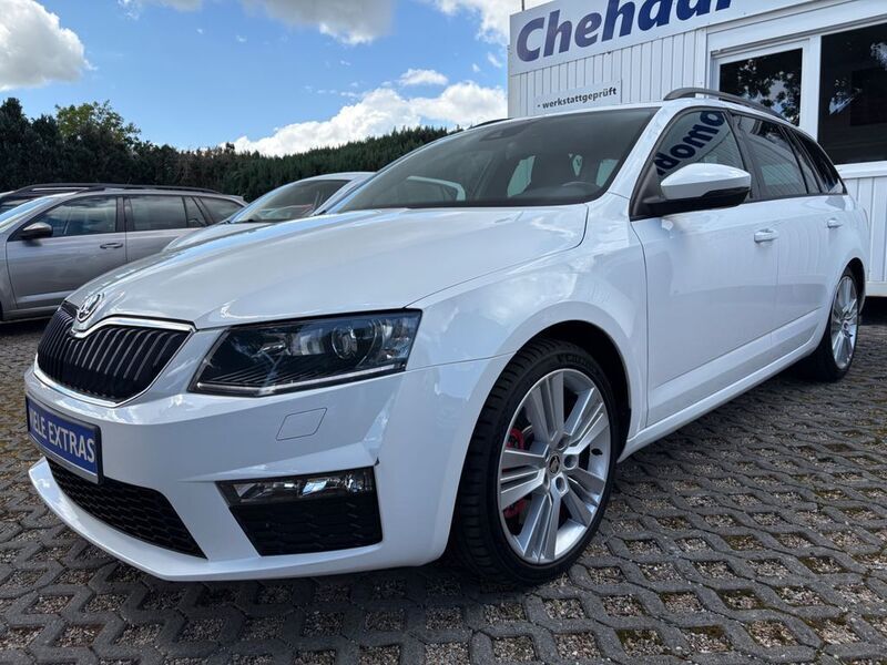 Weiß Gebraucht 2015 Skoda Octavia RS Kombi | 15.550 € (Fairer Preis) - Bild 1/4