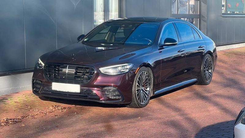 Rot Gebraucht 2021 Mercedes S500 AMG Limousine | 69.900 € - Bild 1/4