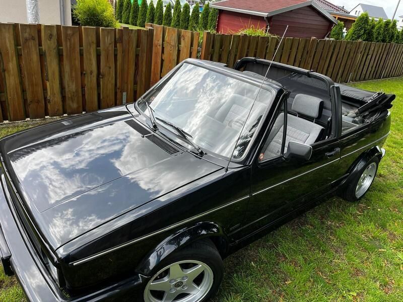 Schwarz Gebraucht 1991 VW Golf Cabriolet Cabrio | 10.800 € - Bild 1/4