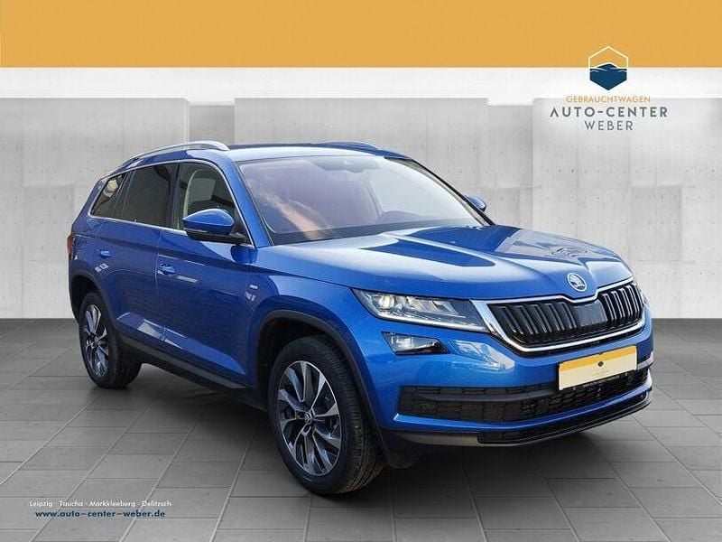 Blau (metallic) Gebraucht 2020 Skoda Kodiaq Drive SUV | 25.490 € (Guter Preis) - Bild 1/4