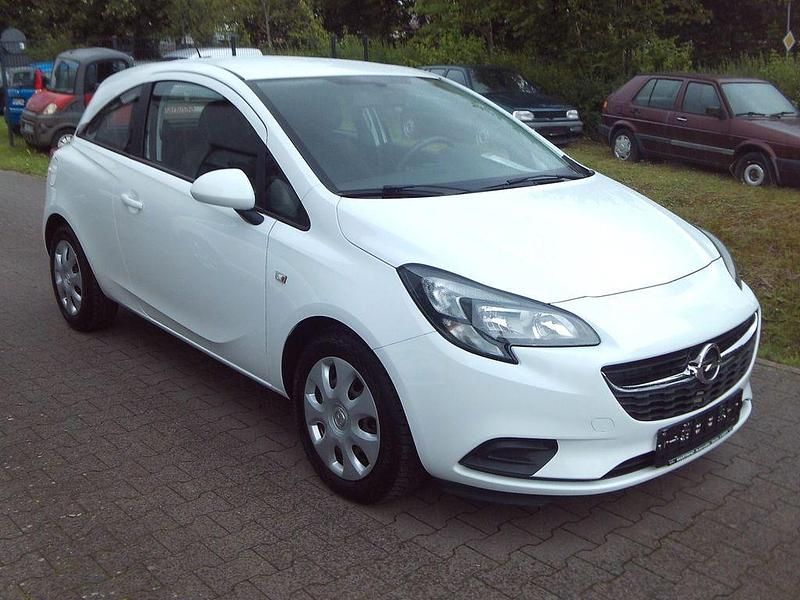 Schneeweiss/summit white Gebraucht 2015 Opel Corsa Edition Kleinwagen | 7.999 € (Fairer Preis) - Bild 1/4