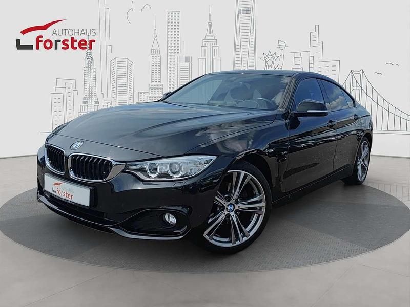 Black sapphire metallic Gebraucht 2016 BMW 420 Sport Line Limousine | 21.990 € (Etwas zu teuer) - Bild 1/4