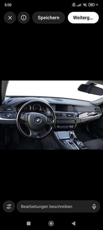 Gebraucht BMW 520 184 PS (135 kW) 2012 Schwarz Kombi