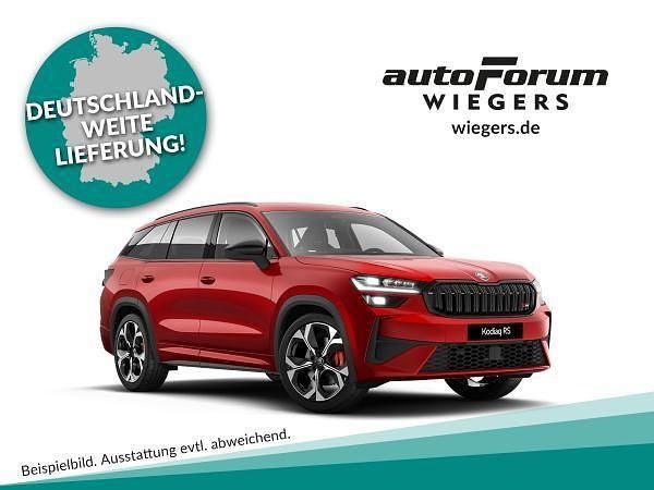 Grau (graphitegrau metallic) Neu 2025 Skoda Kodiaq RS SUV | 50.570 € (Superpreis) - Bild 1/3