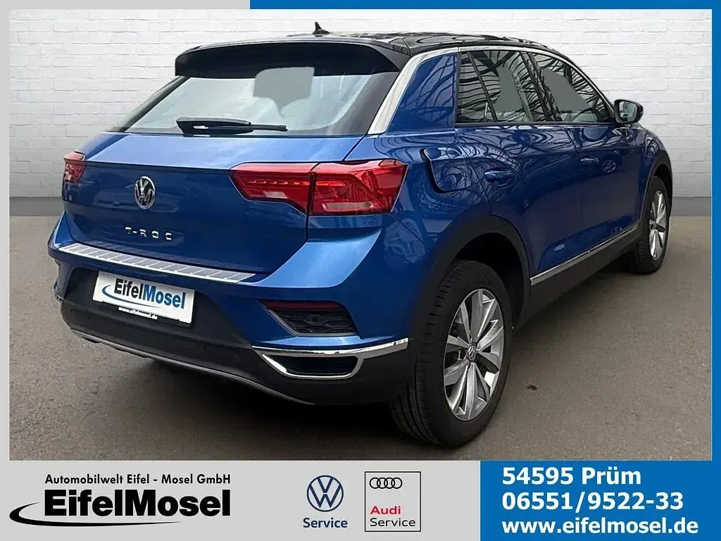 Gebraucht VW T-Roc Style 150 PS (110 kW) 2019 Blau SUV