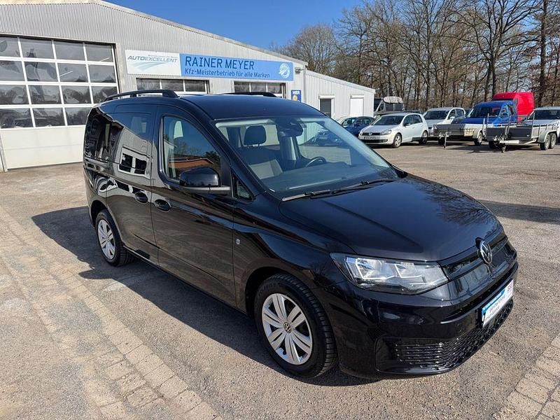 Gebraucht VW Caddy 122 PS (89 kW) 2021 Schwarz Van / Kleinbus