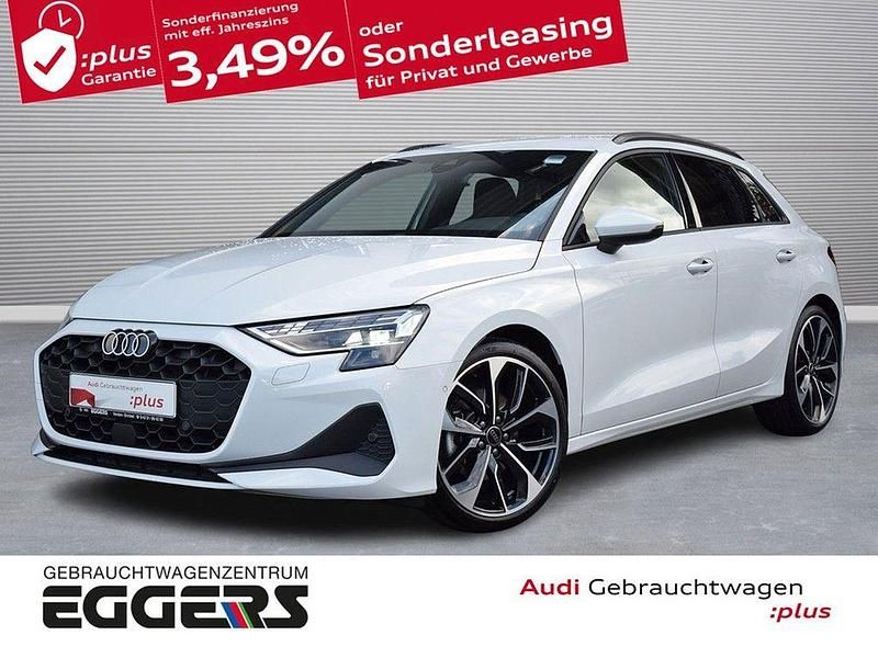 Weiß Gebraucht 2024 Audi A3 Sportback Sport Kleinwagen | 38.650 € (Etwas zu teuer) - Bild 1/4