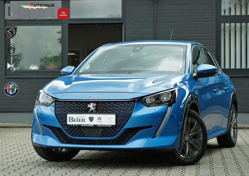 Blau Gebraucht 2021 Peugeot e-208 Allure Kleinwagen | 16.980 € (Fairer Preis) - Bild 1/4