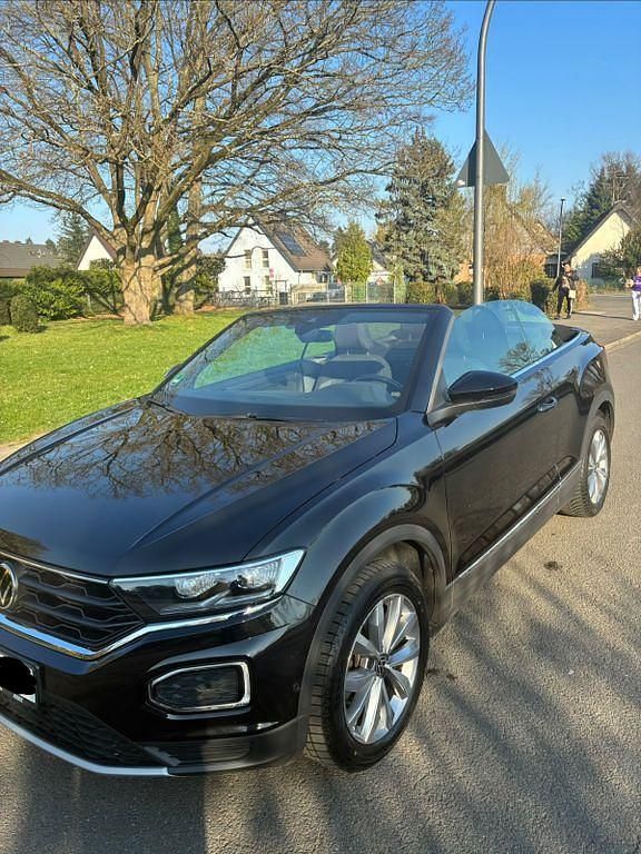 Gebraucht VW T-Roc Cabriolet Style 110 PS (80 kW) 2021 Schwarz Cabrio