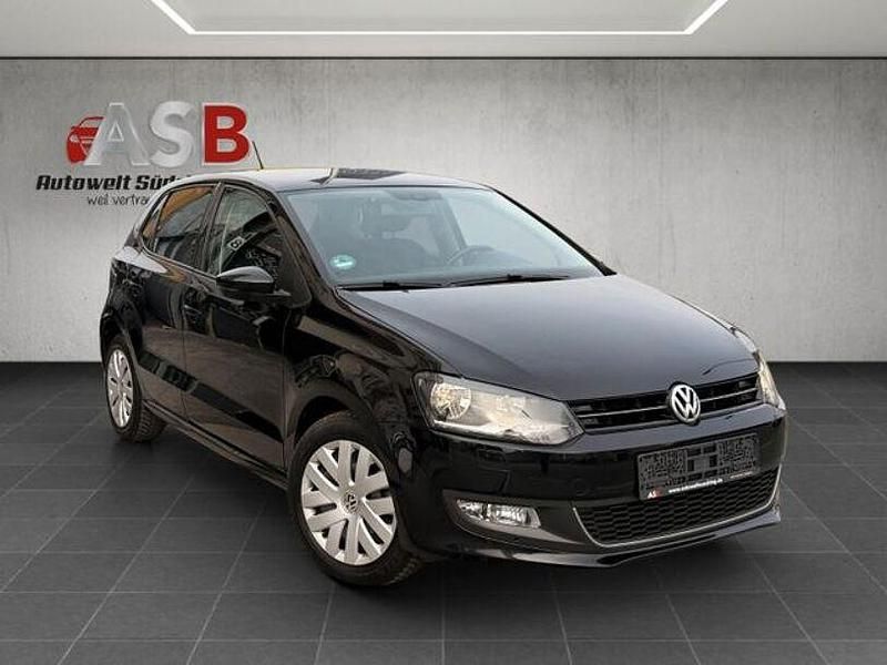 Gebraucht VW Polo Match 69 PS (50 kW) 2013 Schwarz Kleinwagen