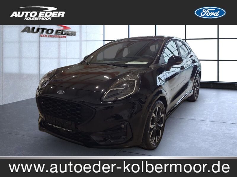Obsidianschwarz (schwarz) Gebraucht 2021 Ford Puma ST-Line X SUV | 21.880 € (Fairer Preis) - Bild 1/4